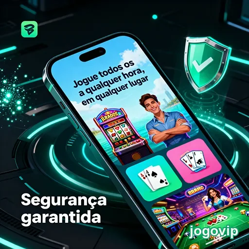 Imagem que representa segurança ao jogar no JogoVip por meio de telefone.